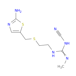 Guanidine,N-[2-[[(2-amino-5-thiazolyl)methyl]thio]ethyl]-N'-cyano-N''-methyl-