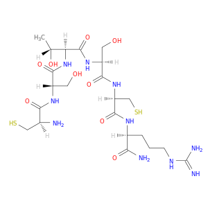 L-Argininamide, L-cysteinyl-L-seryl-L-threonyl-L-seryl-L-cysteinyl-