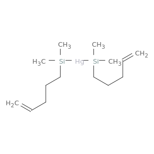 Mercury, bis(dimethyl-4-pentenylsilyl)-