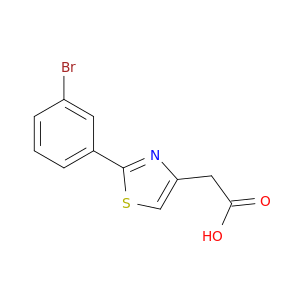 2-(3-溴苯基)-4-噻唑乙酸