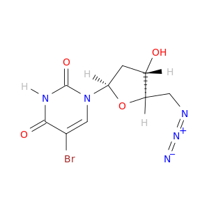 Uridine, 5'-azido-5-bromo-2',5'-dideoxy-
