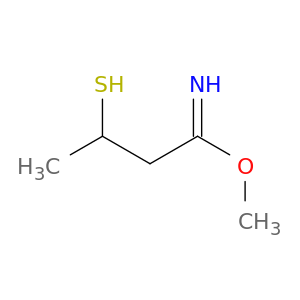 Butanimidic acid, 3-mercapto-, methyl ester