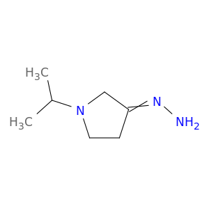 3-Pyrrolidinone, 1-(1-methylethyl)-, hydrazone