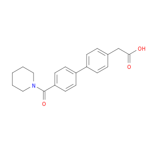 2-(4'-(Piperidine-1-carbonyl)-[1,1'-biphenyl]-4-yl)acetic acid