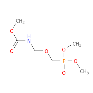 Carbamic acid, [(dimethoxyphosphinyl)methoxymethyl]-, methyl ester