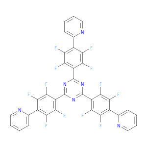 1,3,5-Triazine, 2,4,6-tris[2,3,5,6-tetrafluoro-4-(2-pyridinyl)phenyl]-