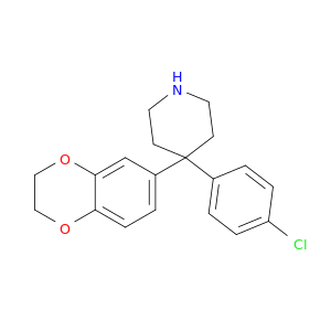Piperidine, 4-(4-chlorophenyl)-4-(2,3-dihydro-1,4-benzodioxin-6-yl)-