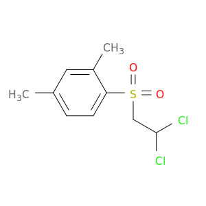Benzene, 1-[(2,2-dichloroethyl)sulfonyl]-2,4-dimethyl-