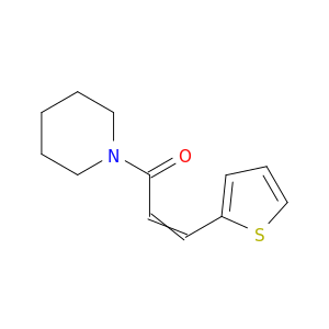 Piperidine, 1-[1-oxo-3-(2-thienyl)-2-propenyl]-
