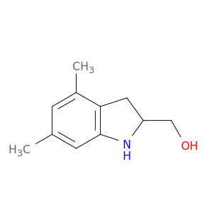 1H-Indole-2-methanol, 2,3-dihydro-4,6-dimethyl-