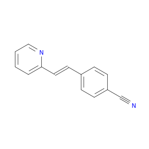 Benzonitrile, 4-[(1E)-2-(2-pyridinyl)ethenyl]-