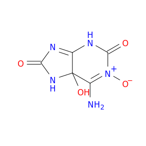2H-Purine-2,8(3H)-dione, 6-amino-5,7-dihydro-5-hydroxy-, 1-oxide