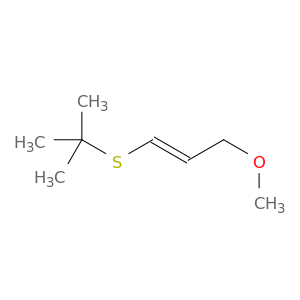 1-Propene, 1-[(1,1-dimethylethyl)thio]-3-methoxy-, (E)-