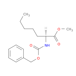 Heptanoic acid, 2-[[(phenylmethoxy)carbonyl]amino]-, methyl ester, (S)-