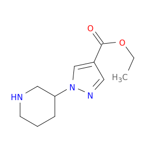 ethyl 1-(piperidin-3-yl)-1H-pyrazole-4-carboxylate