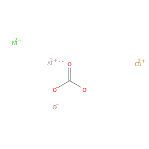Aluminum copper nickel carbonate hydroxide