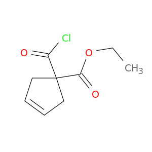 3-Cyclopentene-1-carboxylicacid, 1-(chlorocarbonyl)-, ethyl ester