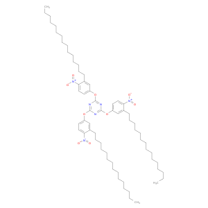 1,3,5-Triazine, 2,4,6-tris(4-nitro-3-pentadecylphenoxy)-