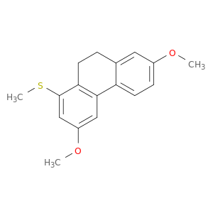 Phenanthrene, 9,10-dihydro-3,7-dimethoxy-1-(methylthio)-