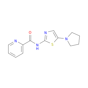 2-Pyridinecarboxamide, N-[5-(1-pyrrolidinyl)-2-thiazolyl]-