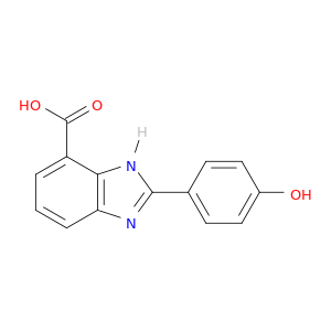 1H-Benzimidazole-7-carboxylicacid, 2-(4-hydroxyphenyl)-