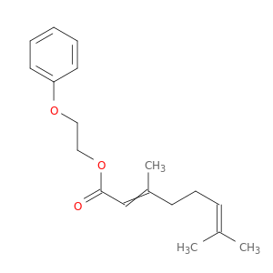 2,6-Octadienoic acid, 3,7-dimethyl-, 2-phenoxyethyl ester