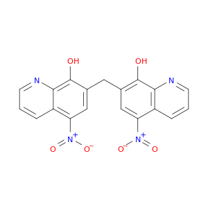 7-[(8-hydroxy-5-nitro-quinolin-7-yl)methyl]-5-nitro-quinolin-8-ol