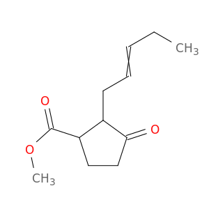 Cyclopentanecarboxylic acid, 3-oxo-2-(2-pentenyl)-, methyl ester