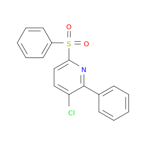 Pyridine, 3-chloro-2-phenyl-6-(phenylsulfonyl)-