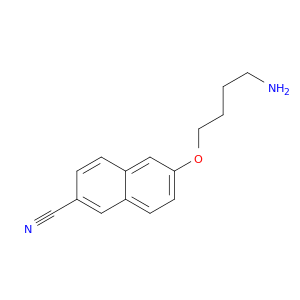 2-Naphthalenecarbonitrile, 6-(4-aminobutoxy)-