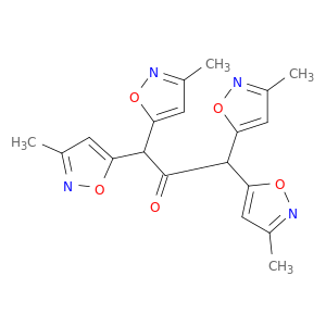1,1,3,3-四(3-甲基-5-异恶唑基)-2-丙酮