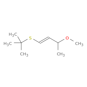 1-Butene, 1-[(1,1-dimethylethyl)thio]-3-methoxy-, (E)-