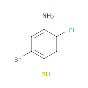 苯苯硫醇,4-氨基-2-Bromo-5-氯-