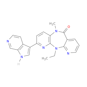 11-ethyl-5-methyl-2-(1h-pyrrolo[2,3-c]pyridin-3-yl)-5,11-dihydro-6h-dipyrido[3,2-b:2',3'-e][1,4]diazepin-6-one