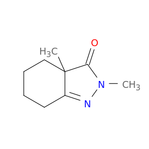 3H-Indazol-3-one, 2,3a,4,5,6,7-hexahydro-2,3a-dimethyl-