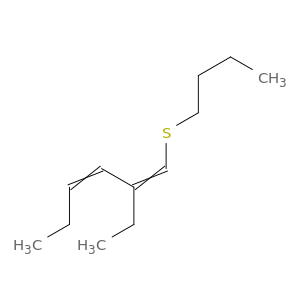 3-Heptene, 5-[(butylthio)methylene]-