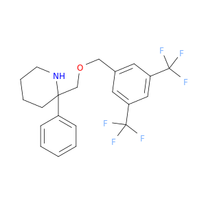 Piperidine, 2-[[[3,5-bis(trifluoromethyl)phenyl]methoxy]methyl]-2-phenyl-
