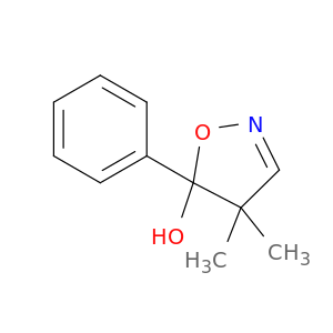 5-Isoxazolol, 4,5-dihydro-4,4-dimethyl-5-phenyl-