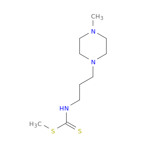Carbamodithioic acid, [3-(4-methyl-1-piperazinyl)propyl]-, methyl ester