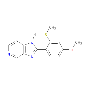 1H-Imidazo[4,5-c]pyridine, 2-[4-methoxy-2-(methylthio)phenyl]-