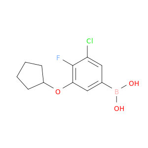 3-Chloro-5-(cyclopentyloxy)-4-fluorophenylboronic acid