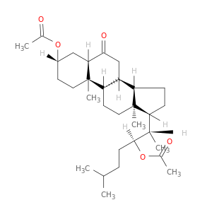 Cholestan-6-one, 3,22-bis(acetyloxy)-, (3b,5a,22S)-
