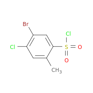 5-Bromo-4-chloro-2-methylbenzene-1-sulfonyl chloride