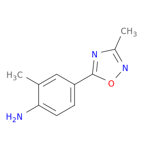 2-Methyl-4-(3-methyl-1,2,4-oxadiazol-5-yl)aniline