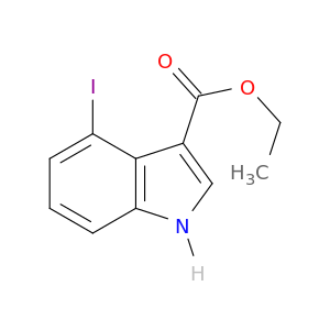 1H-Indole-3-carboxylic acid, 4-iodo-, ethyl ester