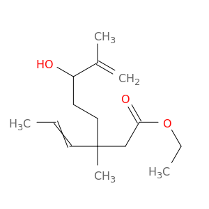 7-Octenoic acid, 6-hydroxy-3,7-dimethyl-3-(1-propenyl)-, ethyl ester