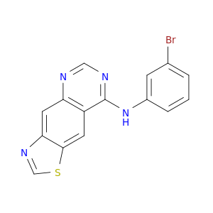 Thiazolo[5,4-g]quinazolin-8-amine, N-(3-bromophenyl)-