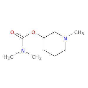 (1-methyl-3-piperidyl) N,N-dimethylcarbamate
