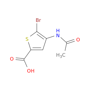 2-Thiophenecarboxylic acid, 4-(acetylamino)-5-bromo-