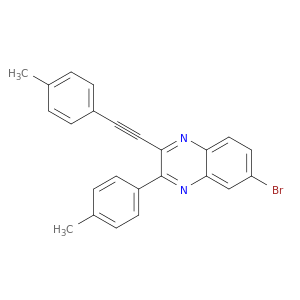 6-Bromo-3-(p-tolyl)-2-(p-tolylethynyl)quinoxaline